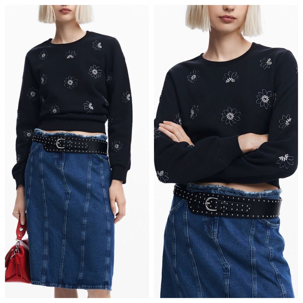 Desigual Cotton Sweatshirt New